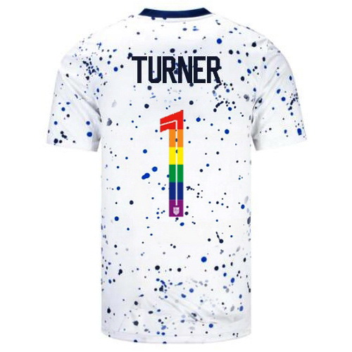 Matt Turner 2023/24 White USA Rainbow Men's Jersey