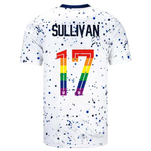 Andi Sullivan 2023/24 White USA Rainbow Men's Jersey