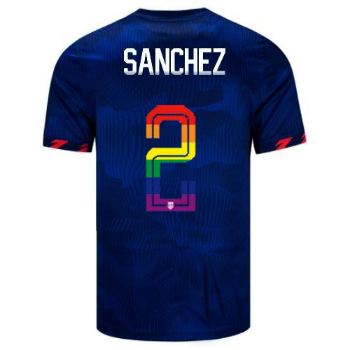 Ashley Sanchez 2023/24 Blue USA Rainbow Men's Jersey