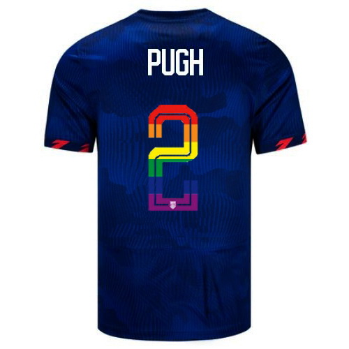 Mallory Pugh 2023/24 Blue USA Rainbow Men's Jersey