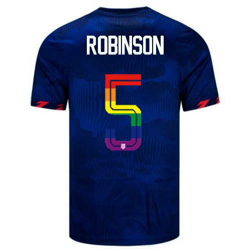 Antonee Robinson 2023/24 Blue USA Rainbow Men's Jersey