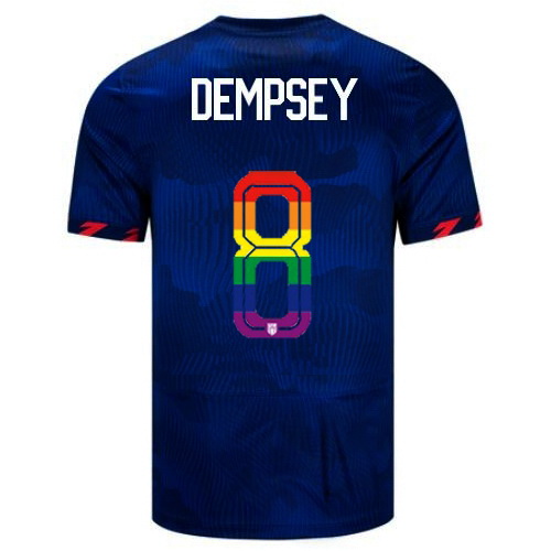 Clint Dempsey 2023/24 Blue USA Rainbow Men's Jersey