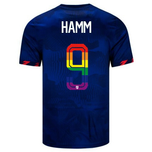 Mia Hamm 2023/24 Blue USA Rainbow Men's Jersey