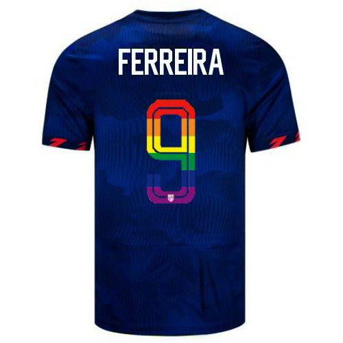 Jesus Ferreira 2023/24 Blue USA Rainbow Men's Jersey