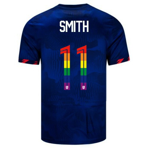 Sophia Smith 2023/24 Blue USA Rainbow Men's Jersey