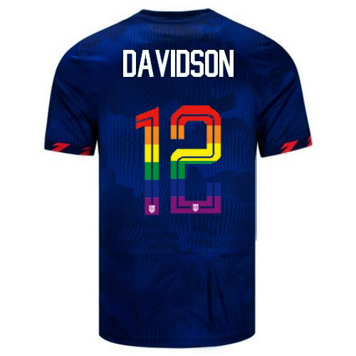 Tierna Davidson 2023/24 Blue USA Rainbow Men's Jersey