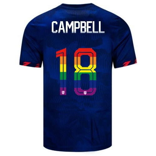 Jane Campbell 2023/24 Blue USA Rainbow Men's Jersey