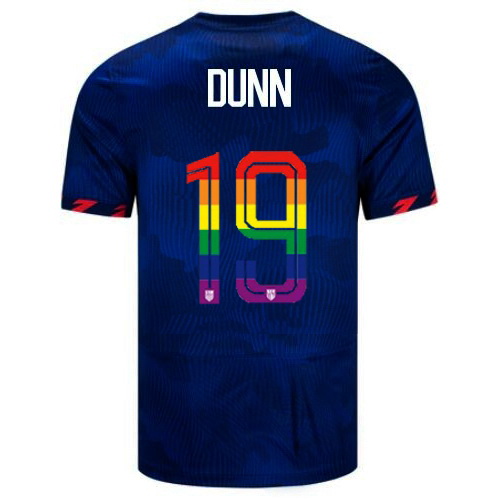 Crystal Dunn 2023/24 Blue USA Rainbow Men's Jersey