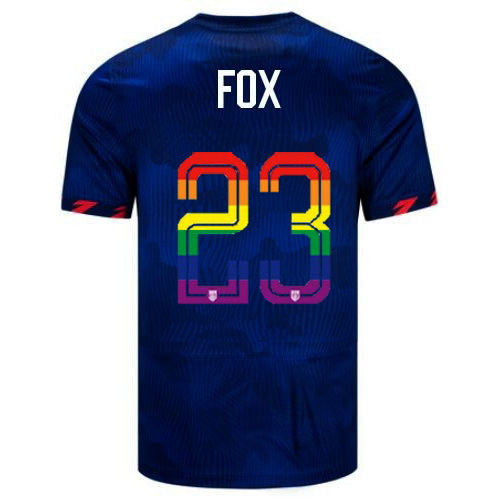 Emily Fox 2023/24 Blue USA Rainbow Men's Jersey