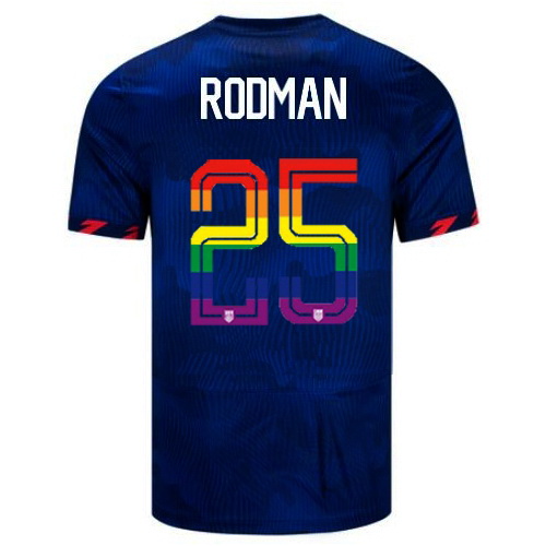 Trinity Rodman 2023/24 Blue USA Rainbow Men's Jersey