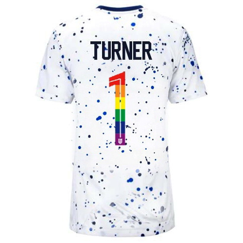 Matt Turner 2023/24 White USA Rainbow Women's Jersey