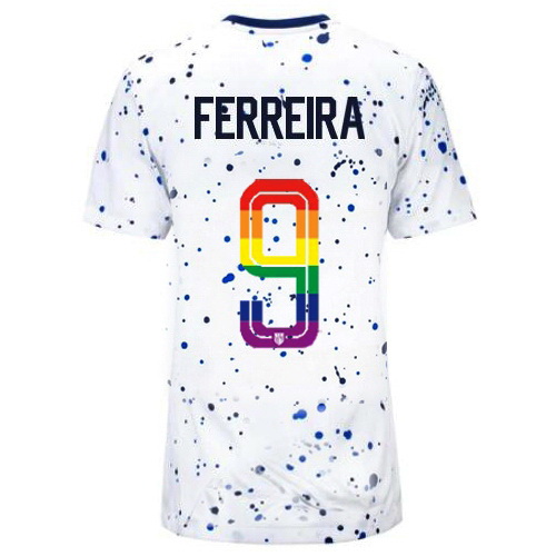 Jesus Ferreira 2023/24 White USA Rainbow Women's Jersey