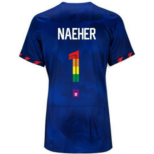 Alyssa Naeher 2023/24 Blue USA Rainbow Women's Jersey