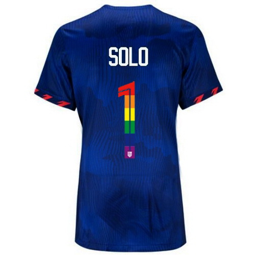 Hope Solo 2023/24 Blue USA Rainbow Women's Jersey