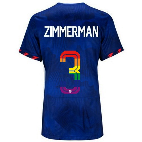 Walker Zimmerman 2023/24 Blue USA Rainbow Women's Jersey