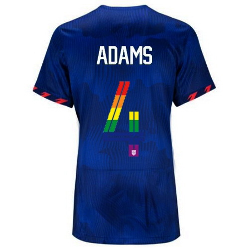 Tyler Adams 2023/24 Blue USA Rainbow Women's Jersey