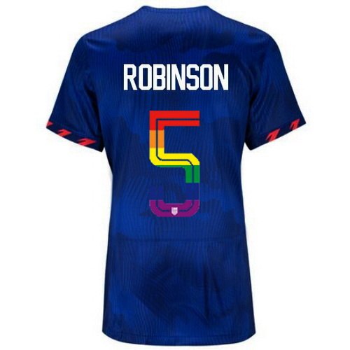 Antonee Robinson 2023/24 Blue USA Rainbow Women's Jersey