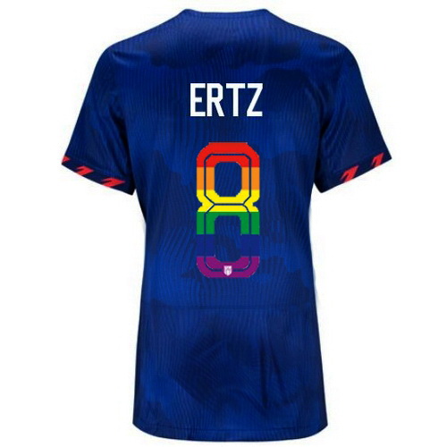 Julie Ertz 2023/24 Blue USA Rainbow Women's Jersey