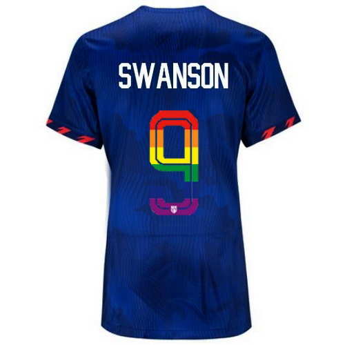 Mallory Swanson 2023/24 Blue USA Rainbow Women's Jersey