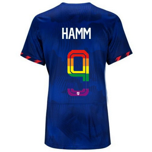 Mia Hamm 2023/24 Blue USA Rainbow Women's Jersey