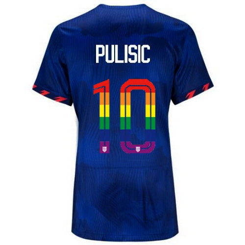 Christian Pulisic 2023/24 Blue USA Rainbow Women's Jersey