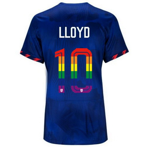 Carli Lloyd 2023/24 Blue USA Rainbow Women's Jersey