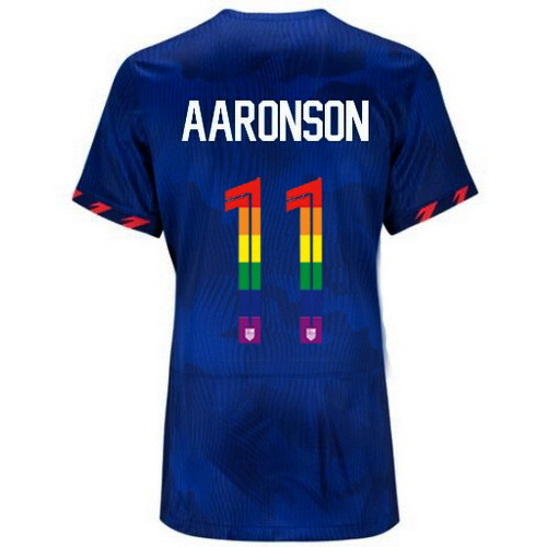 Brenden Aaronson 2023/24 Blue USA Rainbow Women's Jersey