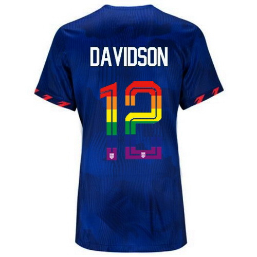 Tierna Davidson 2023/24 Blue USA Rainbow Women's Jersey