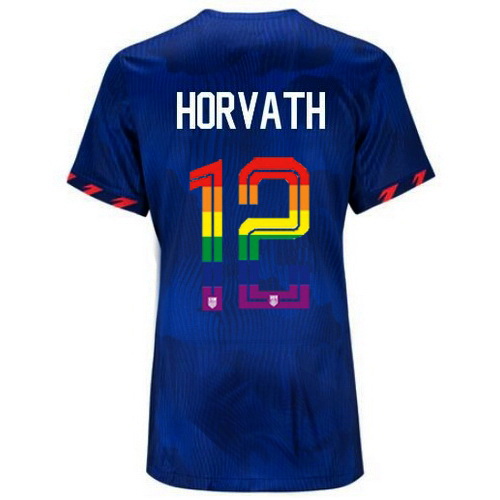 Ethan Horvath 2023/24 Blue USA Rainbow Women's Jersey