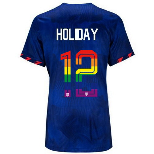 Lauren Holiday 2023/24 Blue USA Rainbow Women's Jersey