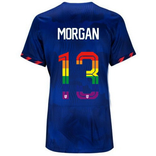 Alex Morgan 2023/24 Blue USA Rainbow Women's Jersey