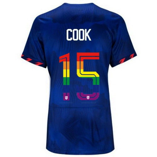 Alana Cook 2023/24 Blue USA Rainbow Women's Jersey