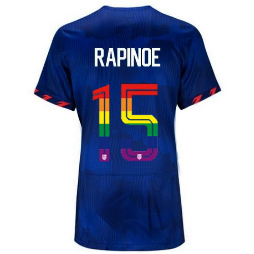 Megan Rapinoe 2023/24 Blue USA Rainbow Women's Jersey