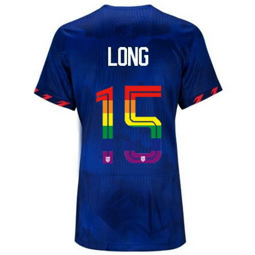 Aaron Long 2023/24 Blue USA Rainbow Women's Jersey