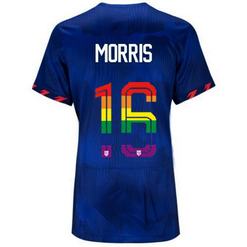 Jordan Morris 2023/24 Blue USA Rainbow Women's Jersey