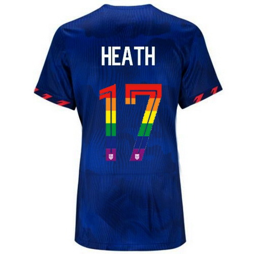 Tobin Heath 2023/24 Blue USA Rainbow Women's Jersey