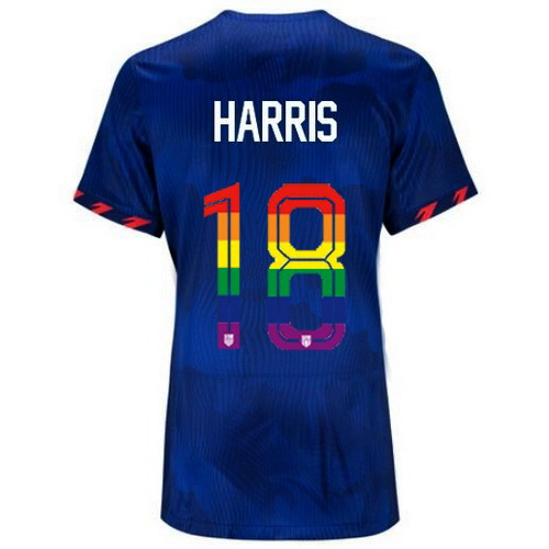 Ashlyn Harris 2023/24 Blue USA Rainbow Women's Jersey