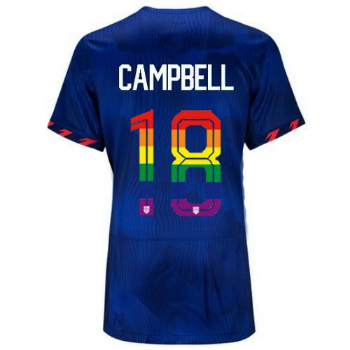 Jane Campbell 2023/24 Blue USA Rainbow Women's Jersey