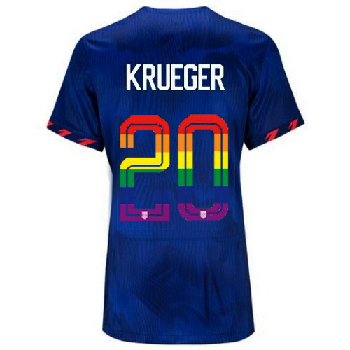 Casey Krueger 2023/24 Blue USA Rainbow Women's Jersey