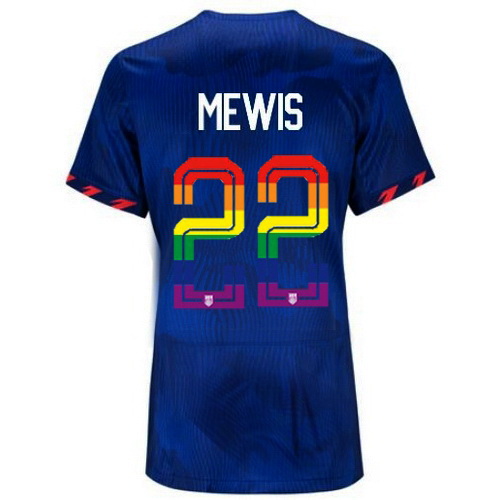 Kristie Mewis 2023/24 Blue USA Rainbow Women's Jersey