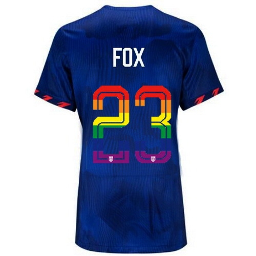 Emily Fox 2023/24 Blue USA Rainbow Women's Jersey