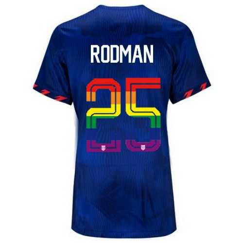 Trinity Rodman 2023/24 Blue USA Rainbow Women's Jersey