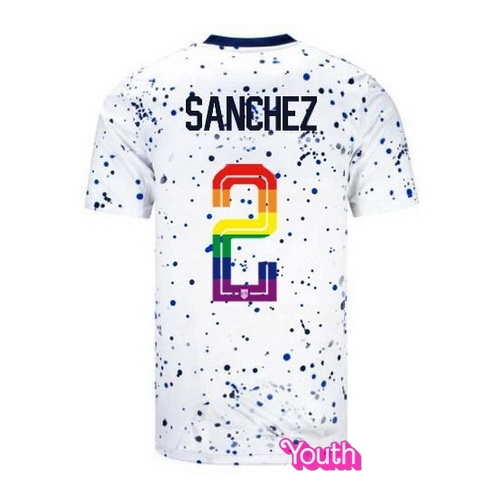 Ashley Sanchez 2023/24 White USA Rainbow Youth Jersey