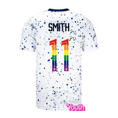 Sophia Smith 2023/24 White USA Rainbow Youth Jersey