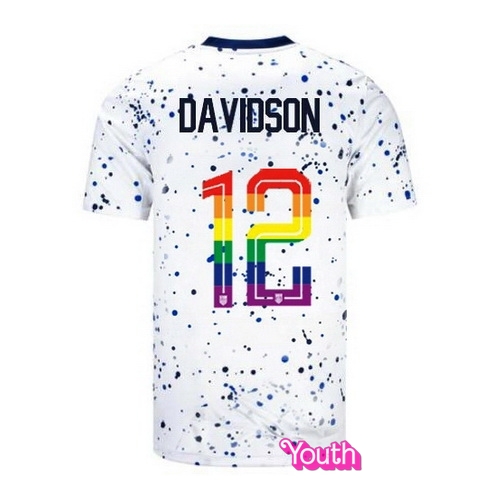 Tierna Davidson 2023/24 White USA Rainbow Youth Jersey