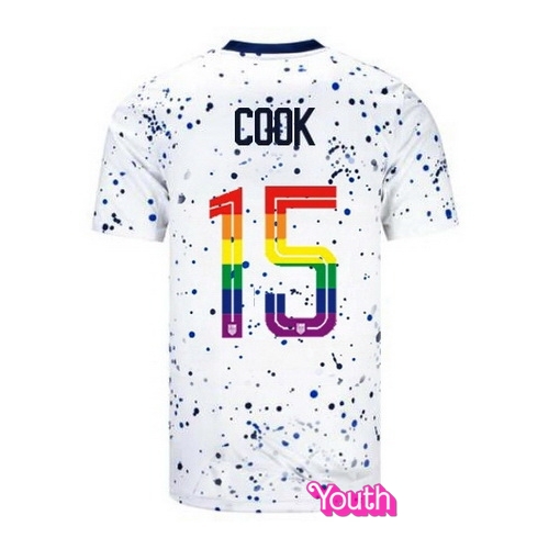 Alana Cook 2023/24 White USA Rainbow Youth Jersey