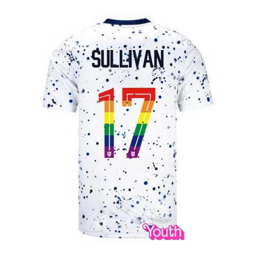 Andi Sullivan 2023/24 White USA Rainbow Youth Jersey