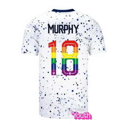 Casey Murphy 2023/24 White USA Rainbow Youth Jersey