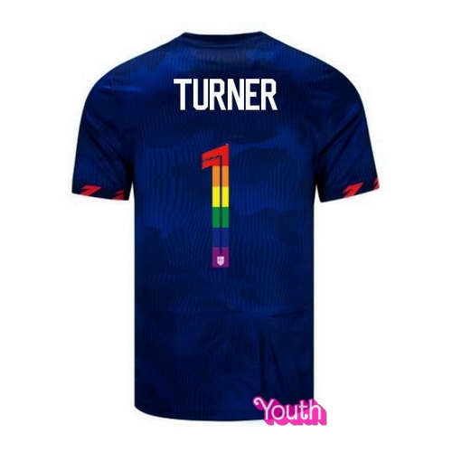 Matt Turner 2023/24 Blue USA Rainbow Youth Jersey