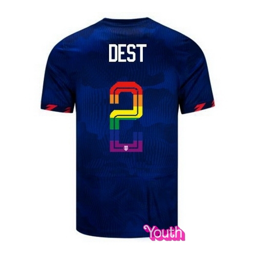 Sergino Dest 2023/24 Blue USA Rainbow Youth Jersey